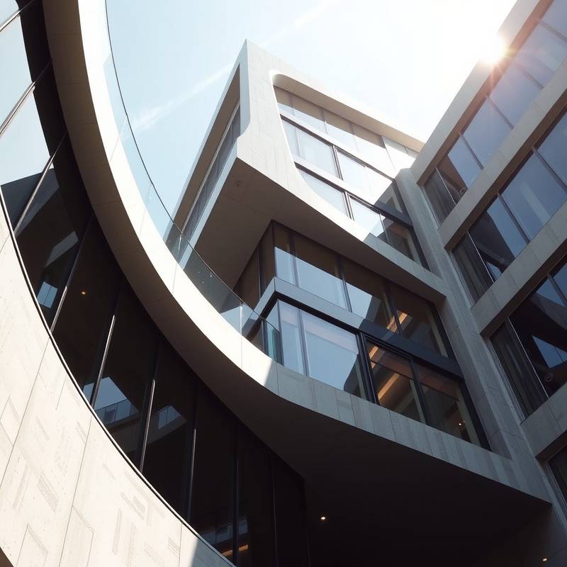 Architekturfotografie eines modernen Gebäudes