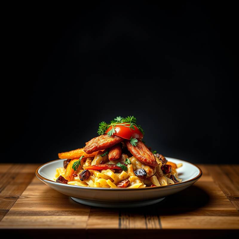 Food-Fotografie eines appetitlichen Gerichtes